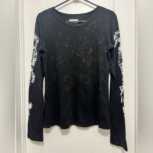 Lauren Moshi Seahorse Long Sleeve, NWOT Sz. L